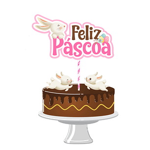 Arquivo Páscoa Topo de Bolo Feliz Páscoa 