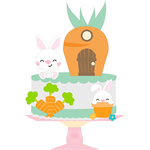 Arquivo Páscoa Topo de Bolo Casa de Cenoura