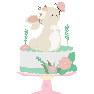 Arquivo Páscoa Topo de Bolo Coelhinho 