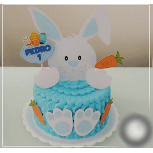 Arquivo Páscoa Topo de Bolo Coelho