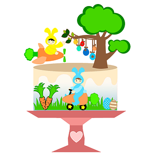 Arquivo Páscoa Topo de Bolo Menino Voador e Motorizado