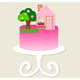 Arquivo Páscoa Topo de Bolo Casinha de Páscoa