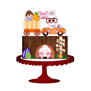 Arquivo Páscoa Topo de Bolo Caminho da Páscoa 