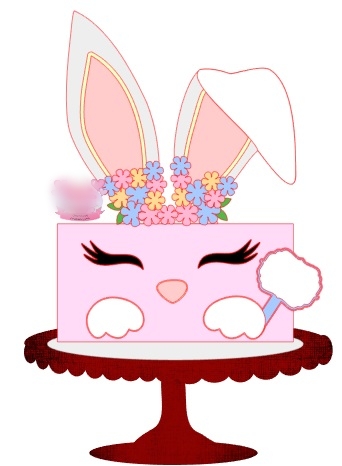 Arquivo Páscoa Topo de Bolo Coelha  1