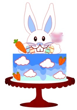 Arquivo Páscoa Topo de Bolo Coelho  1