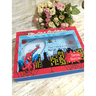 Arquivo Páscoa Kit Mini Confeiteiro Homem Aranha 