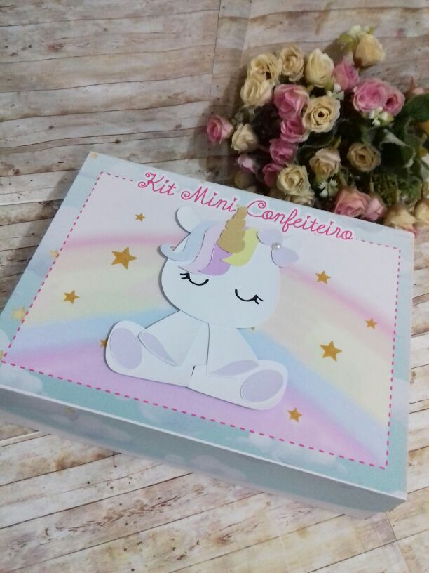 Arquivo Páscoa Kit Mini Confeiteiro Unicórnio  1