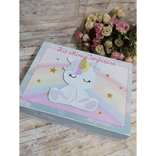 Arquivo Páscoa Kit Mini Confeiteiro Unicórnio 