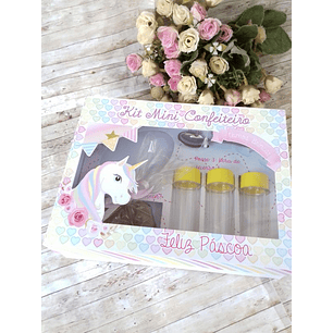 Arquivo Páscoa Kit Mini Confeiteiro Unicórnio 