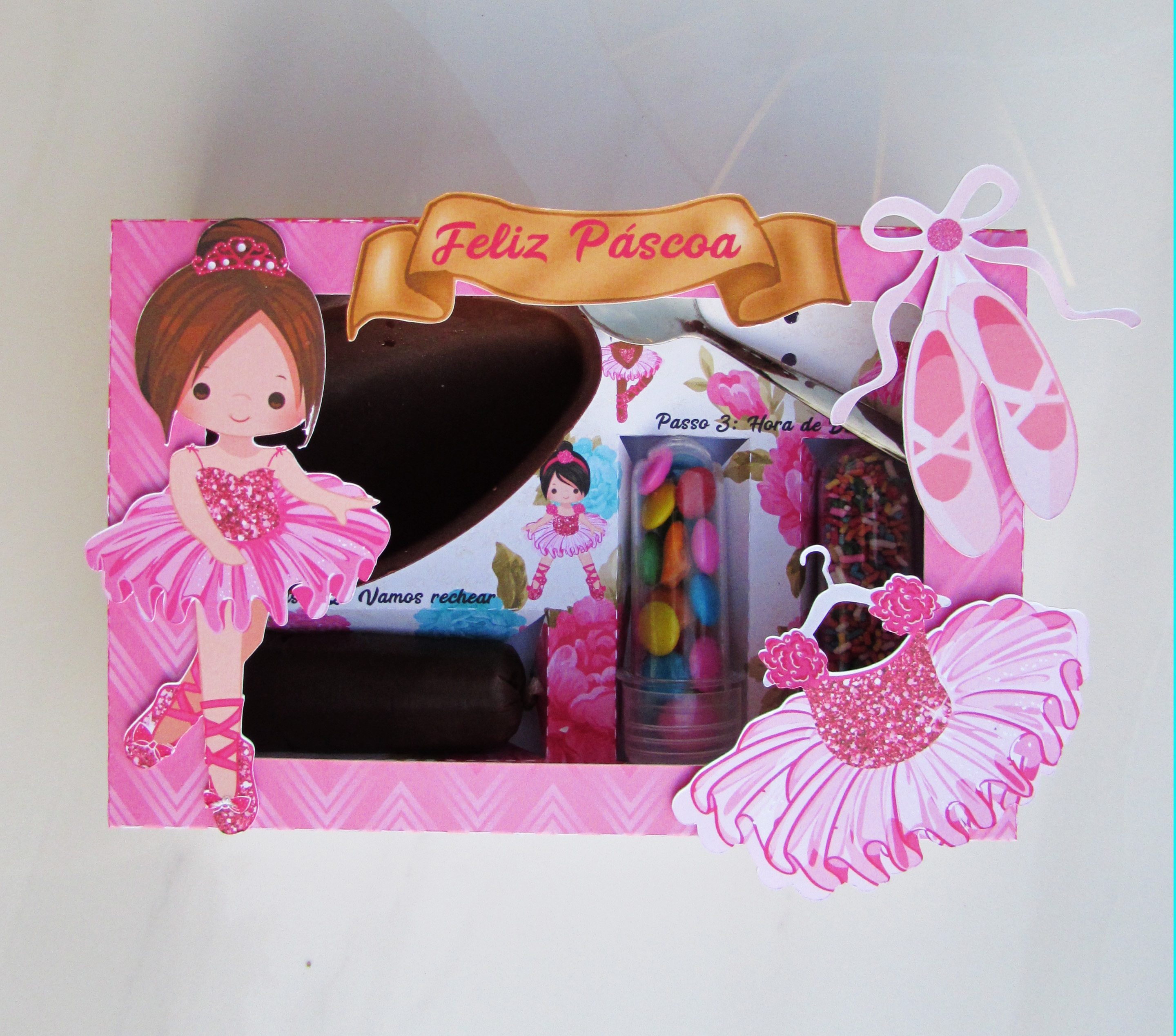 Arquivo Páscoa Kit Mini Confeiteiro Bailarina  1