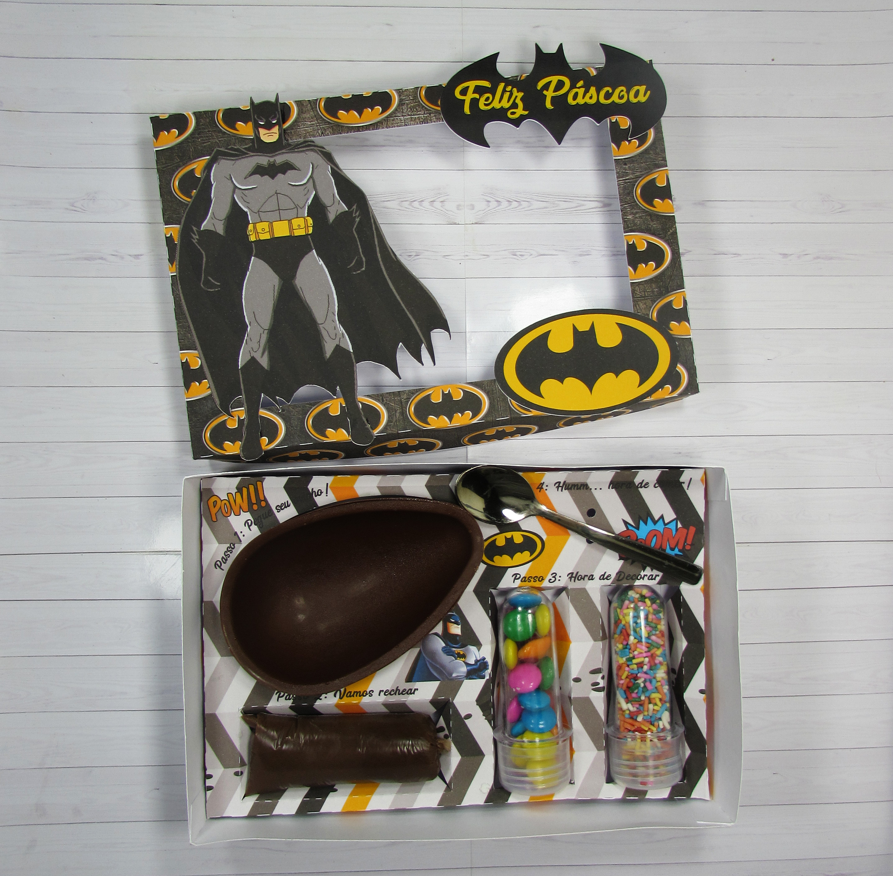 Arquivo Páscoa Kit Mini Confeiteiro Batman 1