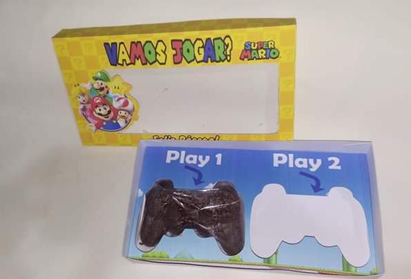 Arquivo Páscoa Caixa Chocolate Controles Super Mario  1