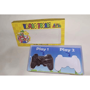 Arquivo Páscoa Caixa Chocolate Controles Super Mario 