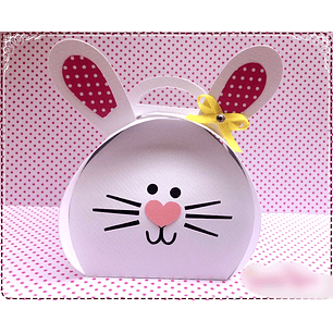 Arquivo Páscoa Caixa Pétala Coelho 