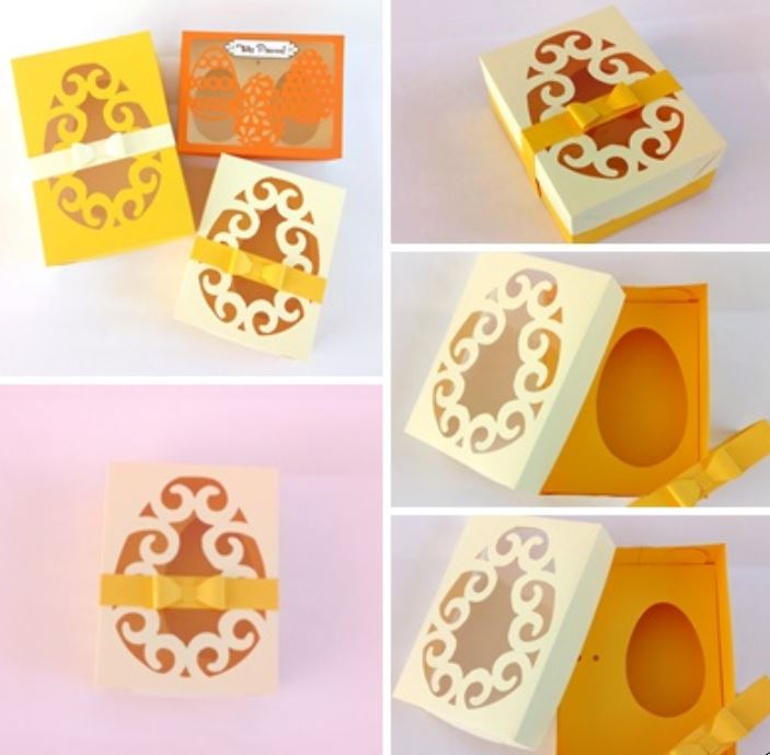 Arquivo Páscoa Caixa Ovo de Colher Tampa Ovo Vazado  1