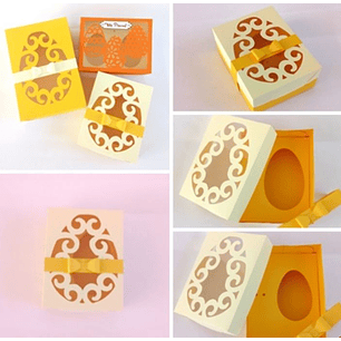 Arquivo Páscoa Caixa Ovo de Colher Tampa Ovo Vazado 