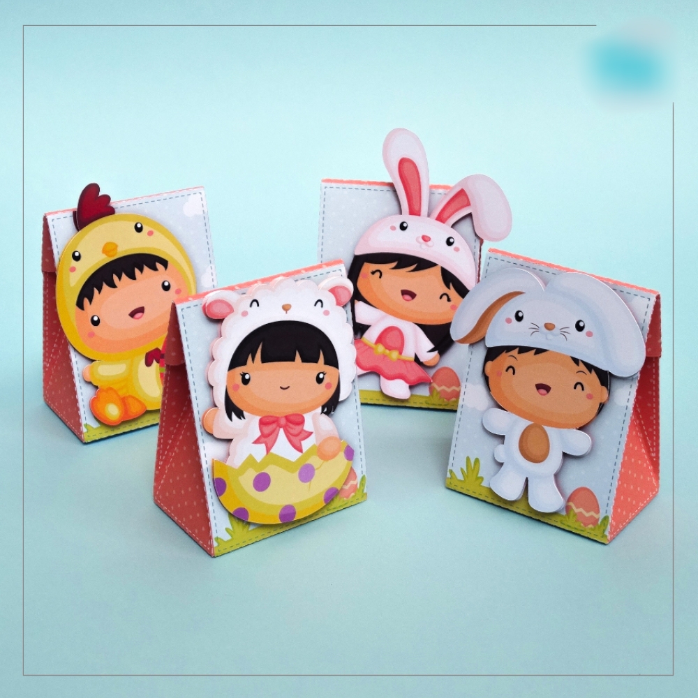 Arquivo Páscoa Bolsa Arabesco Bebê Coelho 1