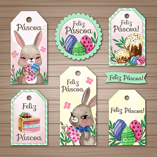 Arquivo Páscoa Kit Tag Páscoa