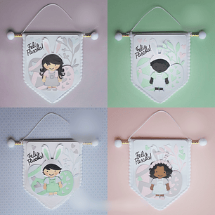 Arquivo Páscoa Kit Crianças Coelho de Páscoa 