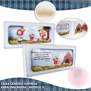 Arquivo Páscoa Caixa Cenário Surpresa Cristã
