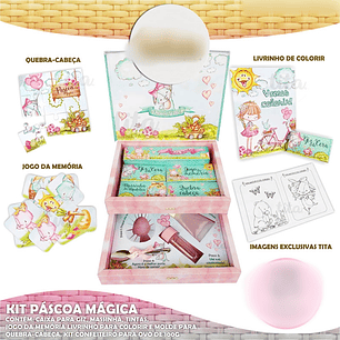 Arquivo Páscoa Kit Páscoa Mágica Rosa