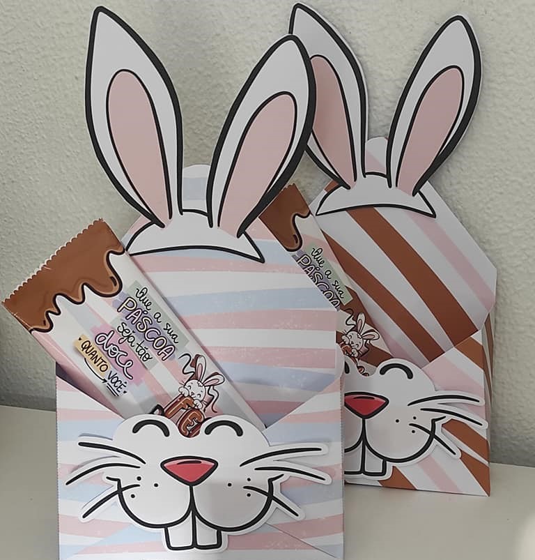 Arquivo Páscoa Caixa Envelope Coelhinho  1