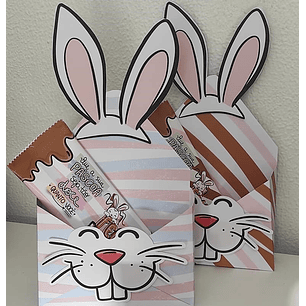 Arquivo Páscoa Caixa Envelope Coelhinho 