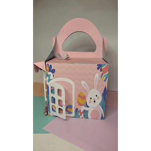 Arquivo Páscoa Caixa Casinha Coelho 