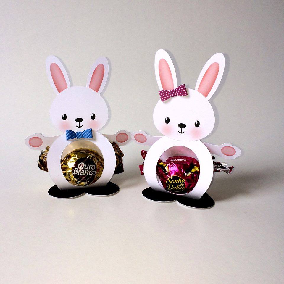 Arquivo Páscoa Coelhinho Porta Bombom 1