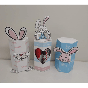 Arquivo Páscoa Porta Batom Coelho 