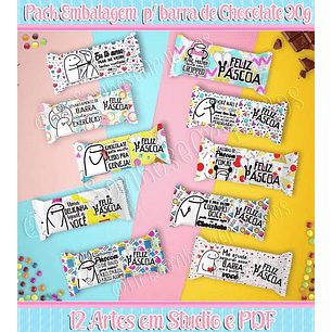 Arquivo Páscoa Barra 90gr Flork