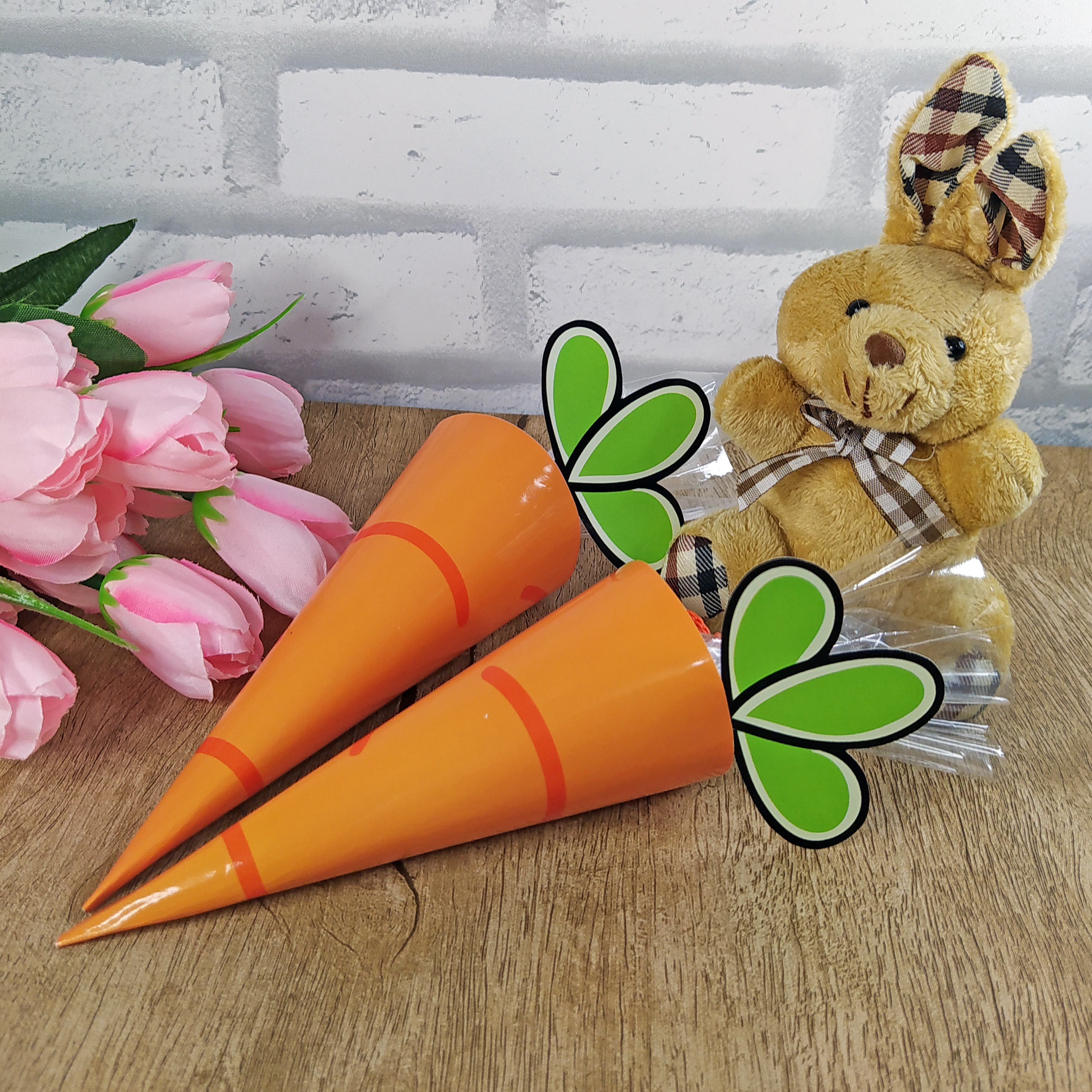 Arquivo Páscoa Cone Cenoura  1