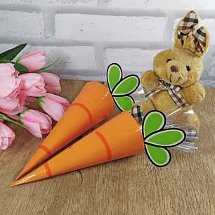 Arquivo Páscoa Cone Cenoura 