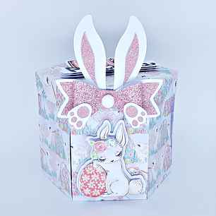 Arquivo Páscoa Caixa Explosão Menina