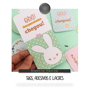 Arquivo Páscoa Tags Lacres e Adesivos 
