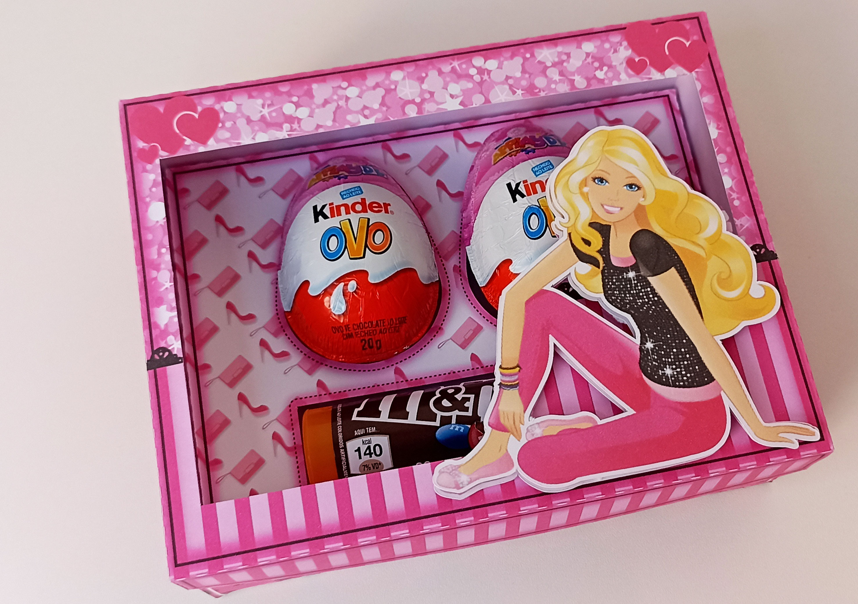 Arquivo Páscoa Caixa Kinder Ovo e M&M Barbie  1
