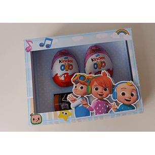 Arquivo Páscoa Caixa Kinder Ovo e M&Ms Cocomelon 