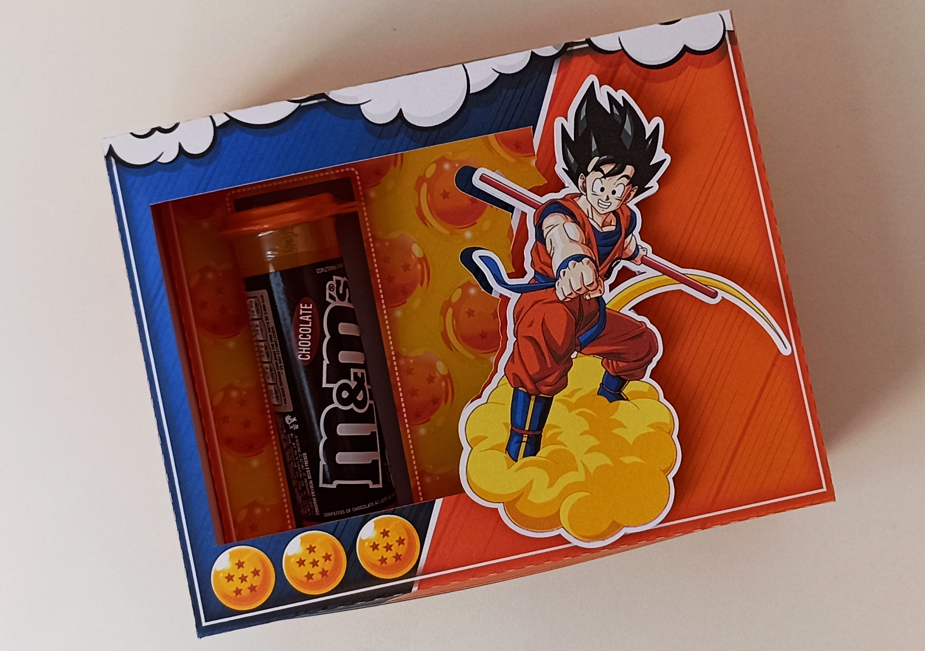 Arquivo Páscoa Caixa Kinder Ovo e M&Ms Dragon Ball z 1