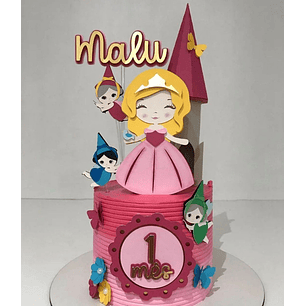 Arquivo Topo de Bolo Aurora Bela adormecida