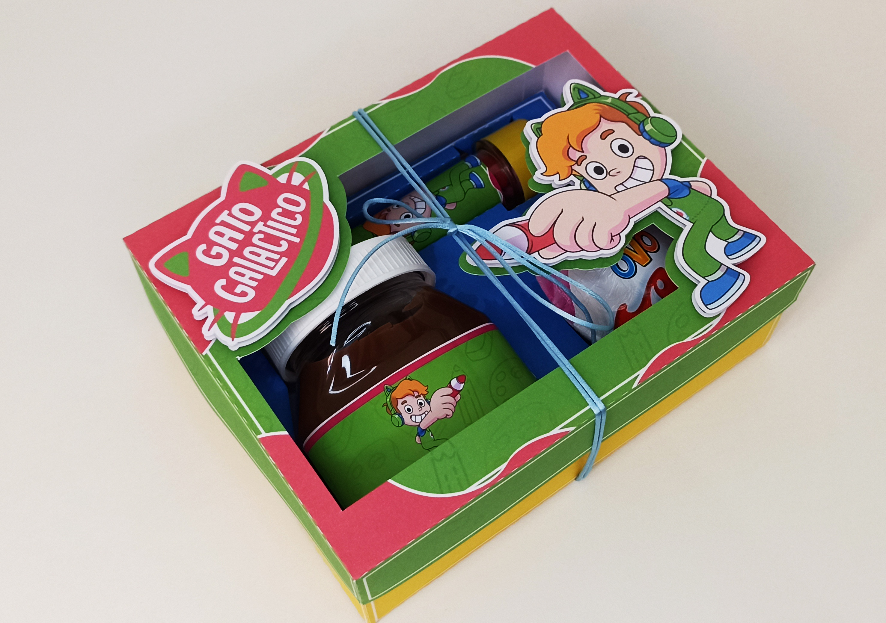 Arquivo Páscoa Caixa Gato Galactico Kinder, Nutella e Balinhas  1