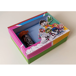 Arquivo Páscoa Caixa Jovens Titãs Kinder Ovo e M&Ms 