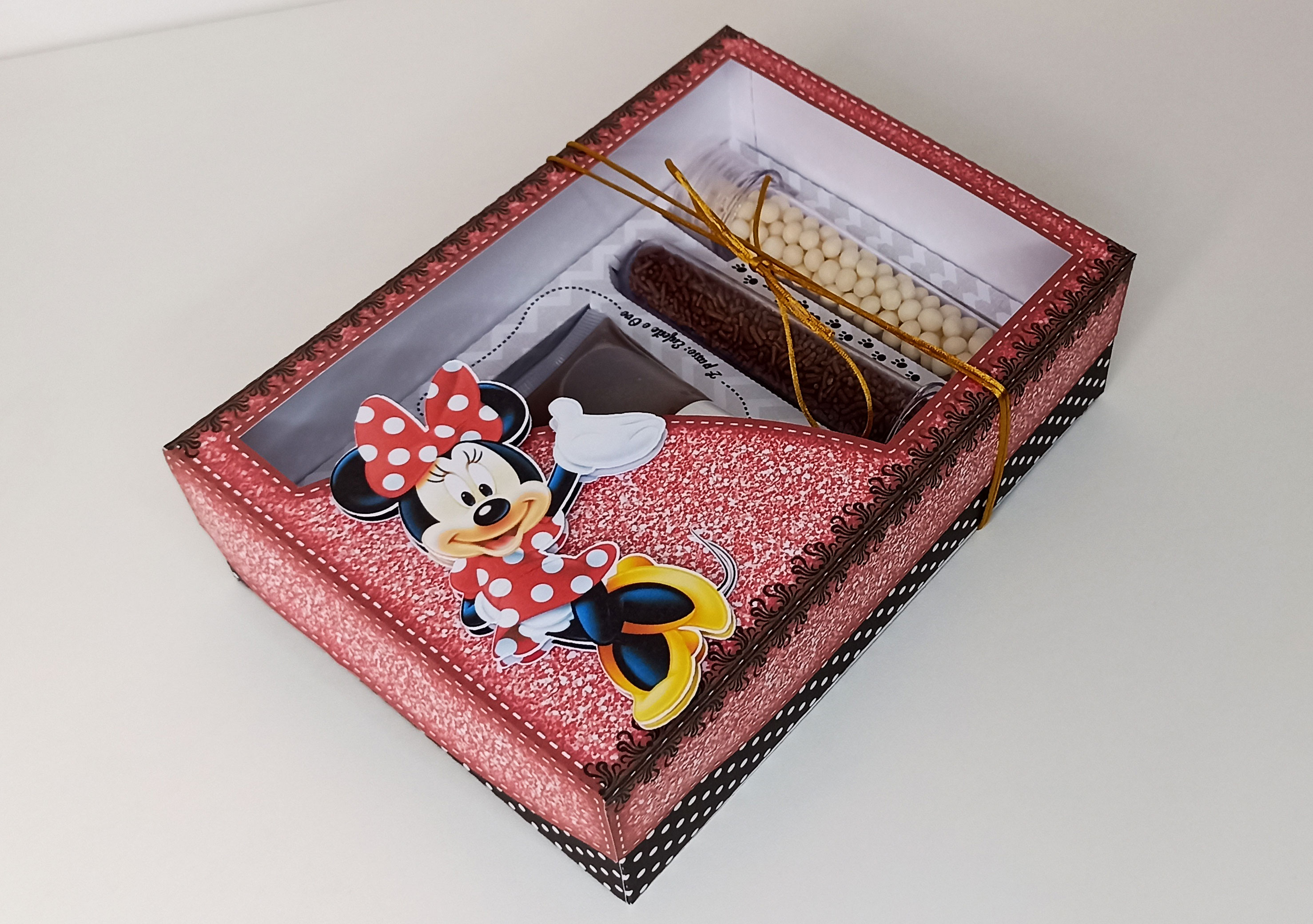 Arquivo Páscoa Caixa Minnie Mini Confeiteira  1