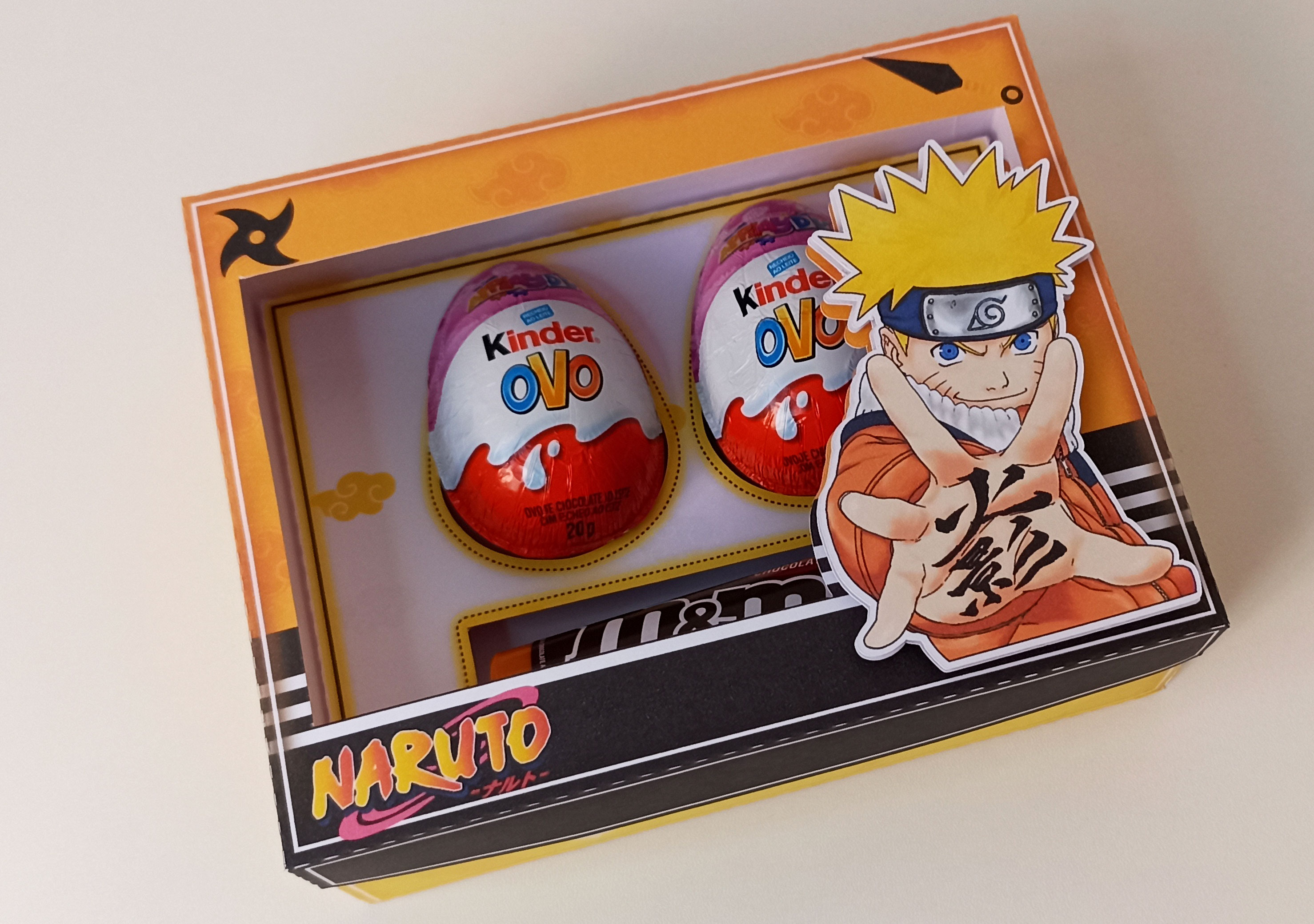 Arquivo Páscoa Caixa Naruto 2 Kinder Ovo M&Ms 1