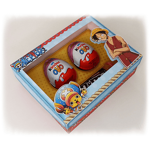 Arquivo Páscoa Caixa One Piece 2 Kinder e M&Ms