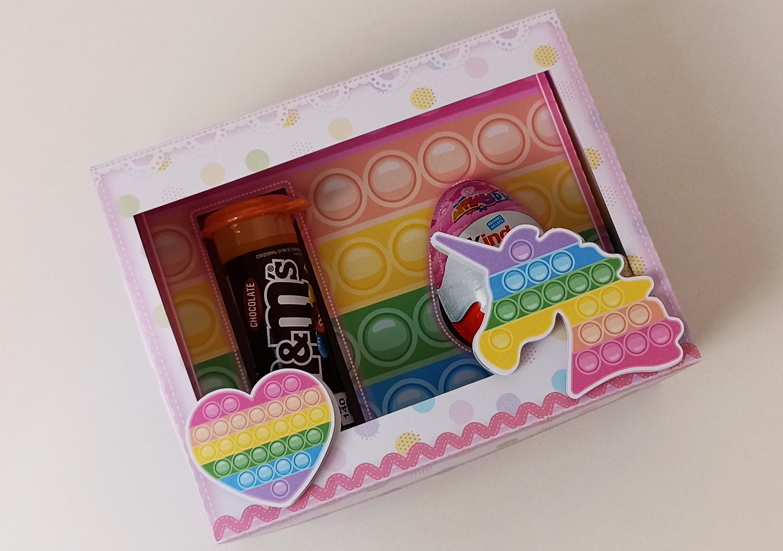 Arquivo Páscoa Caixa Pop It Kinder e M&Ms 1