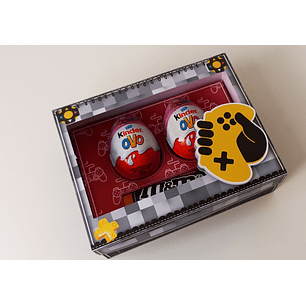 Arquivo Páscoa Caixa Video Game 2 Kinder e M&ms