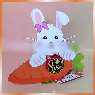 Arquivo Páscoa Porta Bombom Coelha 