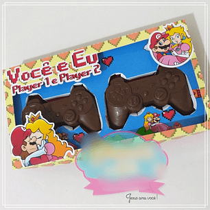 Arquivo Páscoa Caixa para 2 Controles Mário e Princesa