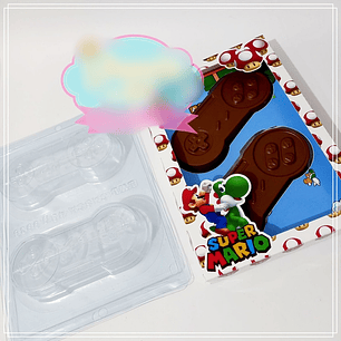 Arquivo Páscoa Caixa para 2 Controles Retrô Super Mario 