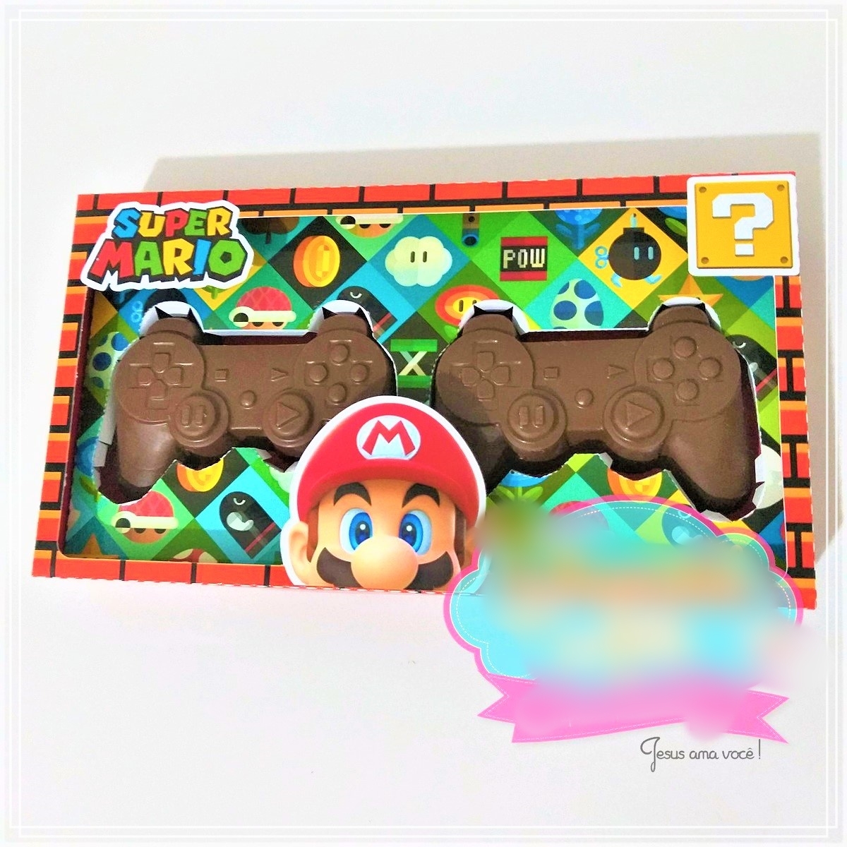 Arquivo Páscoa Caixa para 2 Controles Super Mário  1